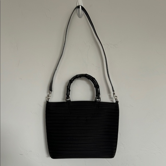 Gucci Canvas and Patent Leather 2 way bag - Picture 1 of 15